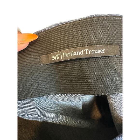 Talbots Plus Blue Office Career Work Office Portland Straight Leg Trouser 24W - Picture 4 of 14